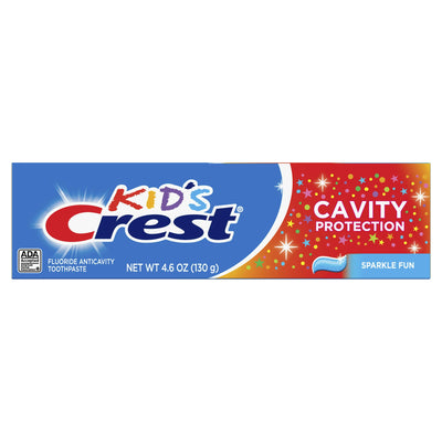 Crest Kids Cavity Protection Toothpaste, Sparkle Fun Flavor, 4.6oz 130g