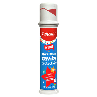 Colgate Kids Toothpaste Pump Maximum Cavity Protection, 4.4Oz 124g