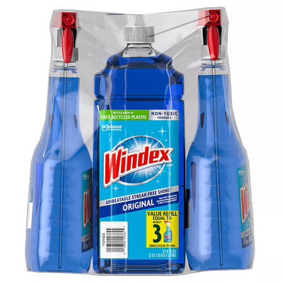 Windex Original Glass Cleaner, 2ct