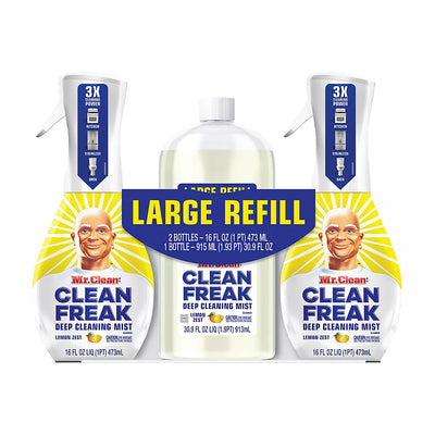 Mr. Clean Clean Freak Deep Cleaning Mist Starter Kit and Refill Pack, 3.93l, 1.78kg