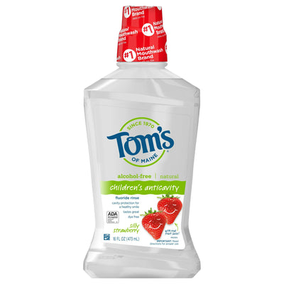 Tom's of Maine Silly Strawberry Children's Natural Mouthwash, 16oz