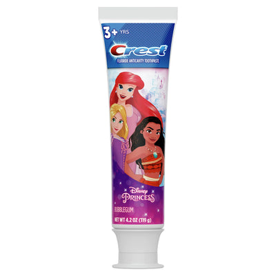 Crest Kid's Toothpaste Featuring Disney Princesses Bubblegum Flavor, 4.2oz 119g