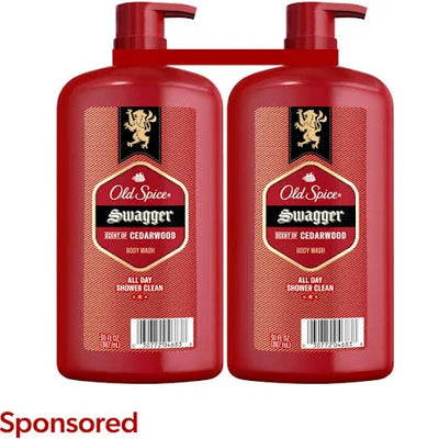 Old Spice Swagger Scent of Confidence Body Wash for Men, 30 fl. oz 2pk