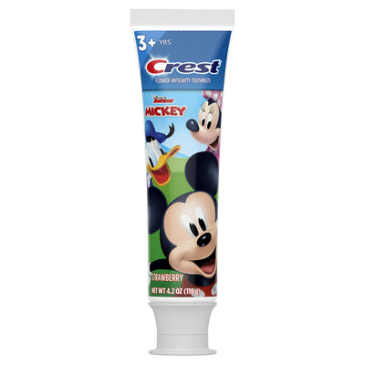 Crest Kid's Cavity Protection Toothpaste Mickey Mouse Strawberry, 4.2oz 119g