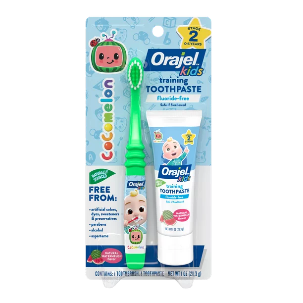 Orajel Kids Training Toothpaste Fluoride-Free CoComelon, 28.3g