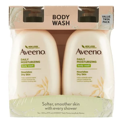 Aveeno Daily Moisturizing Body Wash, 33 fl. oz. 2 pk.