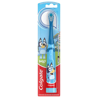 Colgate Kids Powered Vibrating Toothbrush Bluey 1 Pack
