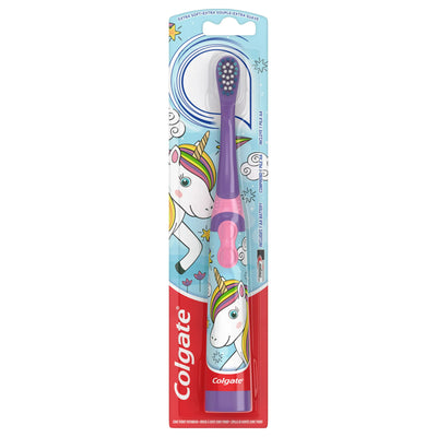 Colgate Kids Unicorn Battery Toothbrush, 1 Pack