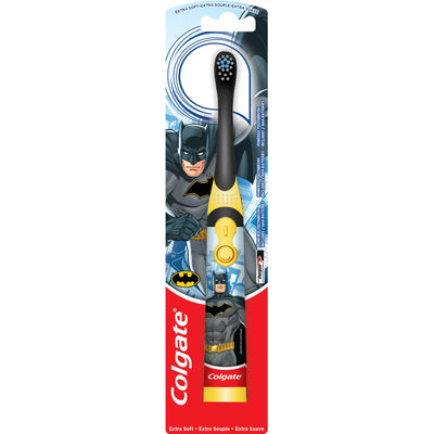 Colgate Kids Battery Toothbrush, Batman Toothbrush, 1 Pack