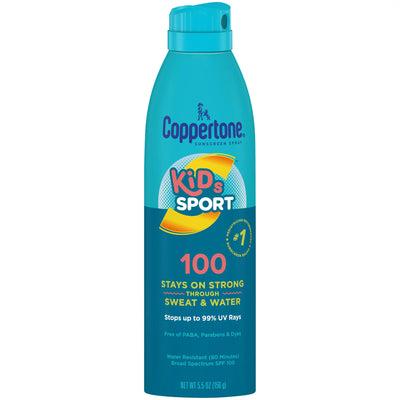 Coppertone Kids Sunscreen Spray SPF 100, 5.5Oz 156g