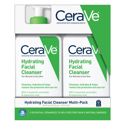 CeraVe Hydrating Cleanser, 2 pk 12 oz