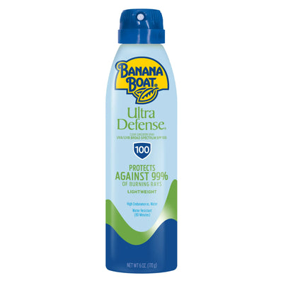 Banana Boat Ultra Defense Clear Sunscreen Spray SPF 100, 170g
