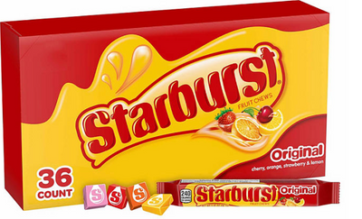 Starburst Original Fruity Chewy Candy, 4lb 2.11kg