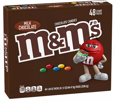 M&M'S Milk Chocolate Candy Bulk Pack, 5.07lb 2.30kg