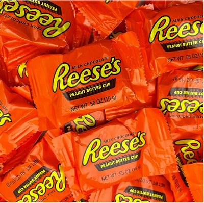 REESE'S Milk Chocolate Peanut Butter Snack Size Cups, 2.27lb 1.03kg