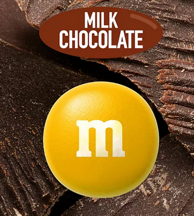 M&M’S Milk Chocolate Yellow Bulk Candy, 3.5lb, 1.59kg