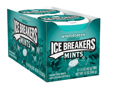 Ice Breakers Wintergreen Breath Mints, 0.75lb 0.34kg