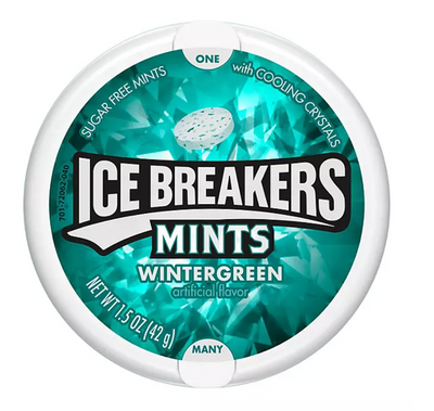 Ice Breakers Wintergreen Breath Mints, 0.75lb 0.34kg