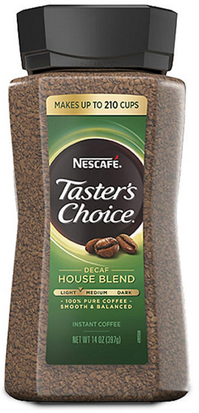 Nescafé Taster's Choice Decaf House Blend Instant Coffee, 0.87lb 395g