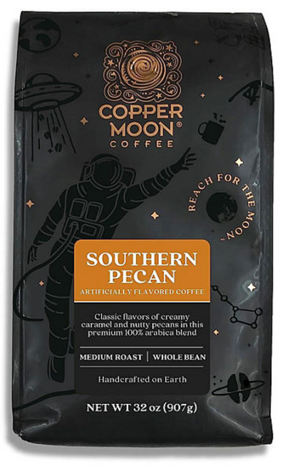 Copper Moon Whole Bean Coffee Southern Pecan, 2lb 907g