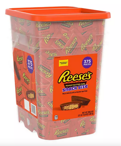 REESE'S Milk Chocolate Peanut Butter Cups Bulk Container, 12.9lb 5860g