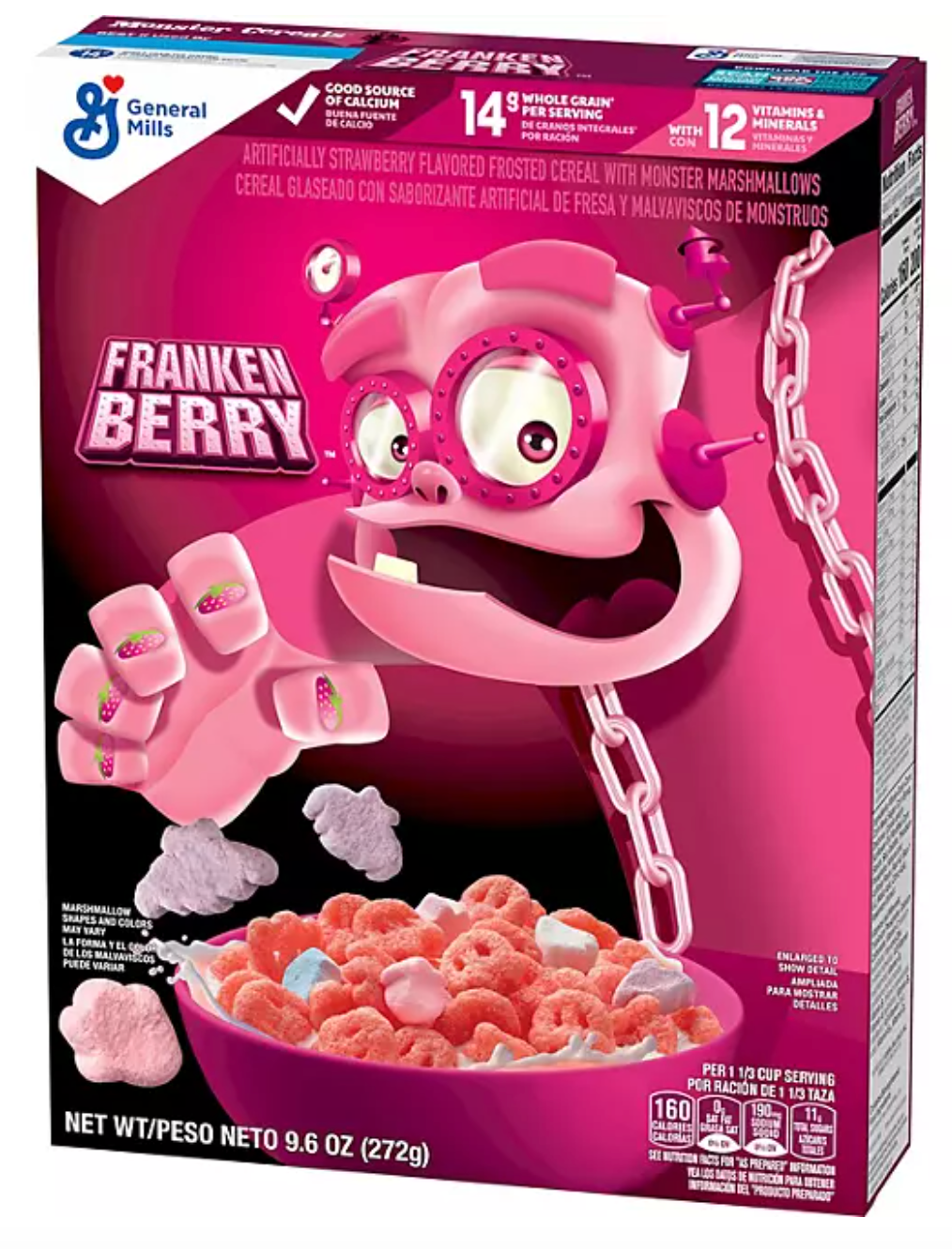 Monsters Breakfast Cereal Quadruple Variety Pack, 2.4lb 1102g