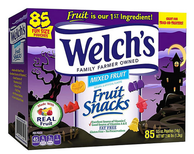 Welch's Halloween Fruit Snacks, 2.66lb 1206g