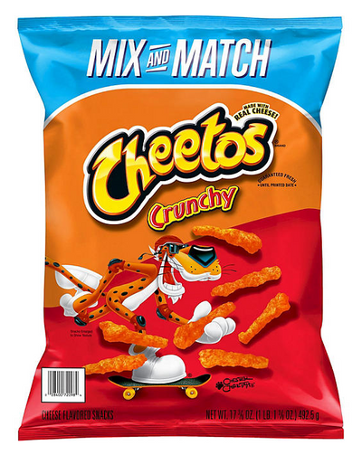 Cheetos Crunchy Cheddar Cheese, 1lb 492.5g