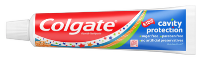 Colgate Kids Cavity Protection Toothpaste, Bubble Fruit, 2.7Oz 76.5g