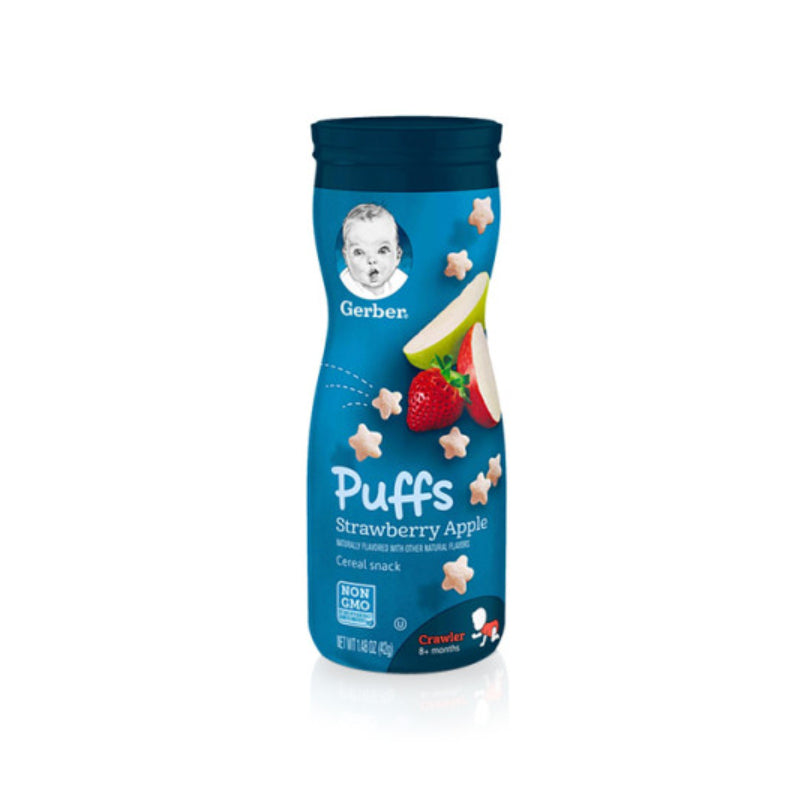 Gerber Puffs Cereal Snack Value Pack, 8ct