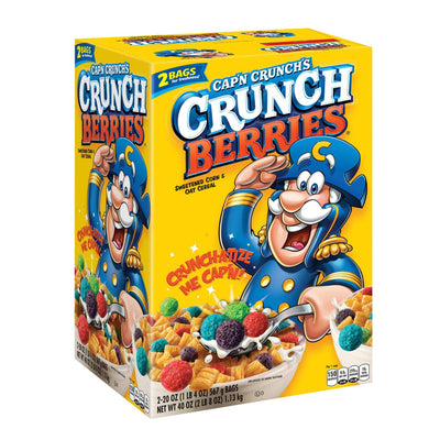 Cap'n Crunch's Crunch Berries Cereal, 2.49lb 1.13kg