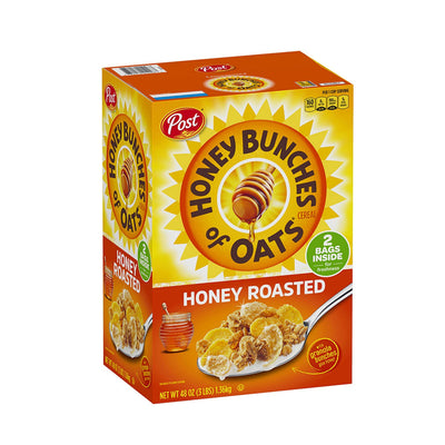 Post Honey Bunches of Oats Honey Roasted Cereal, 1.36kg
