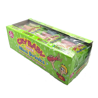 Nik-L-Nips Cry Baby Sour Mini Drinks Candy 18 Pack